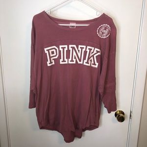 Victoria secret PINK 3/4 sleeve shirt.